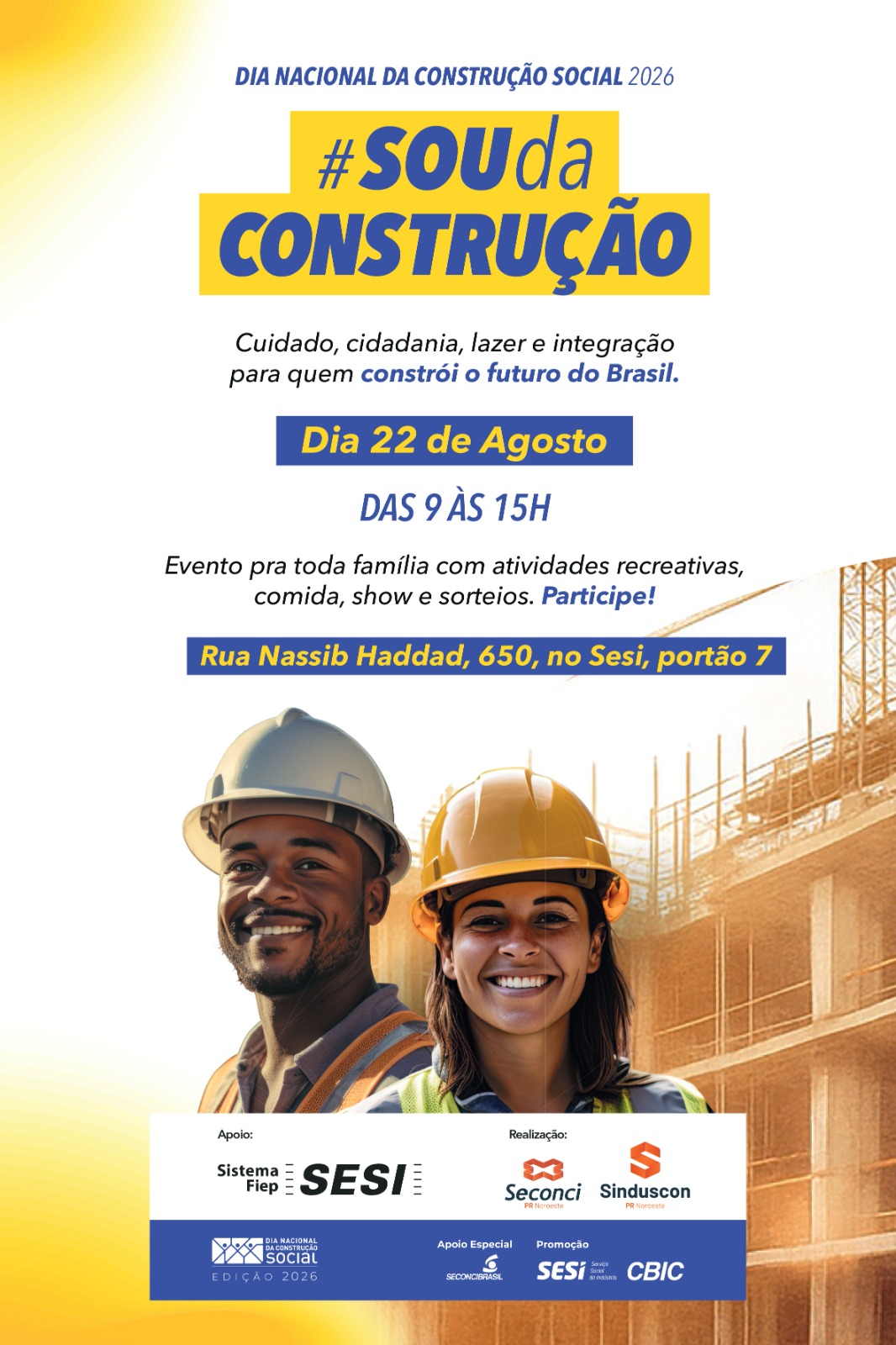 O Dia Nacional da Construção Social 2026 está chegando