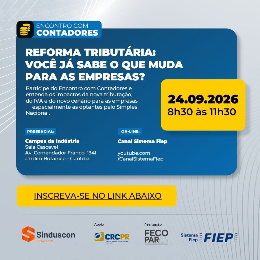 Encontro com Contadores | Reforma Tributária