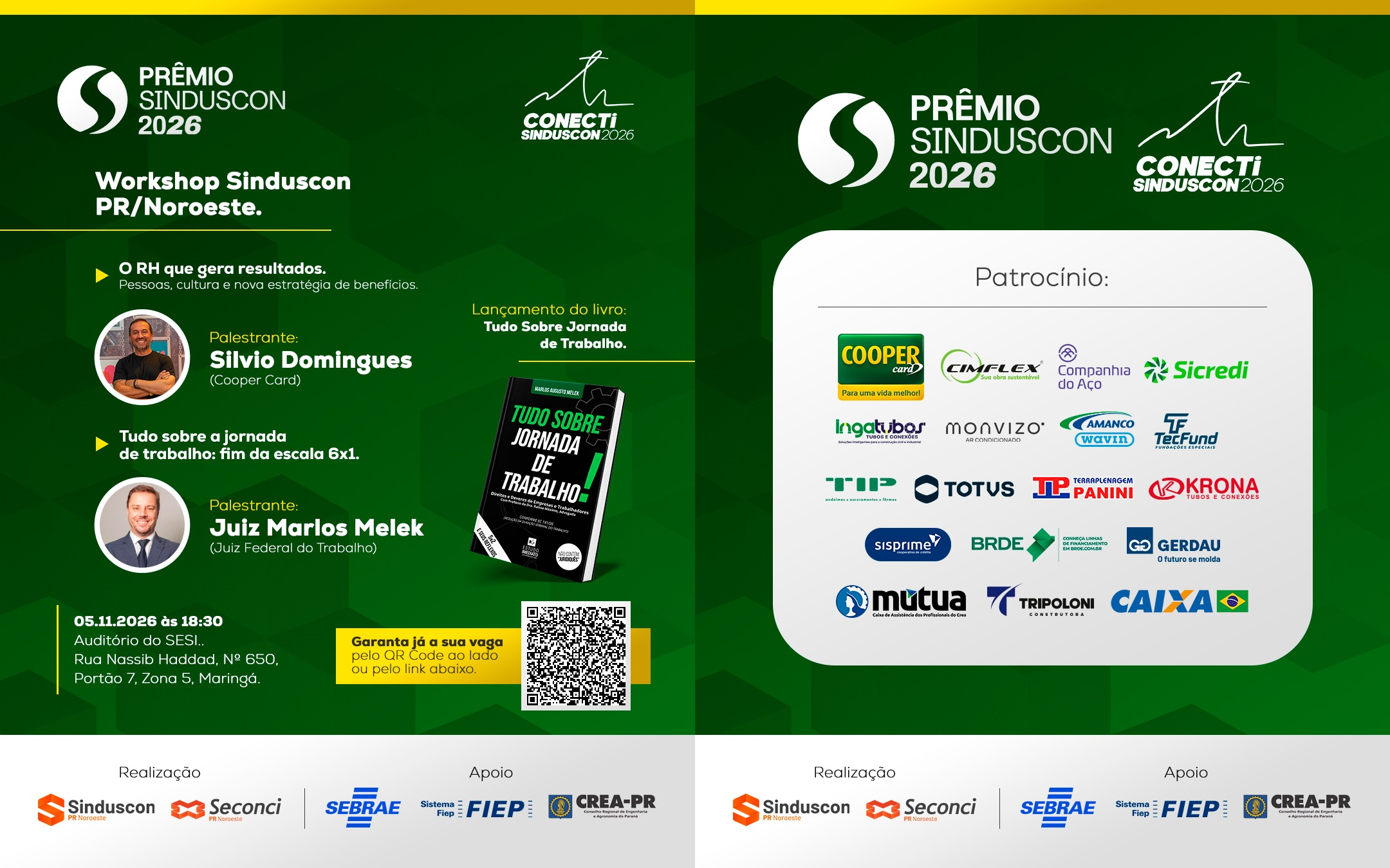 Workshop Sinduscon-PR/Noroeste | O RH que Gera Resultados e Jornada de Trabalho