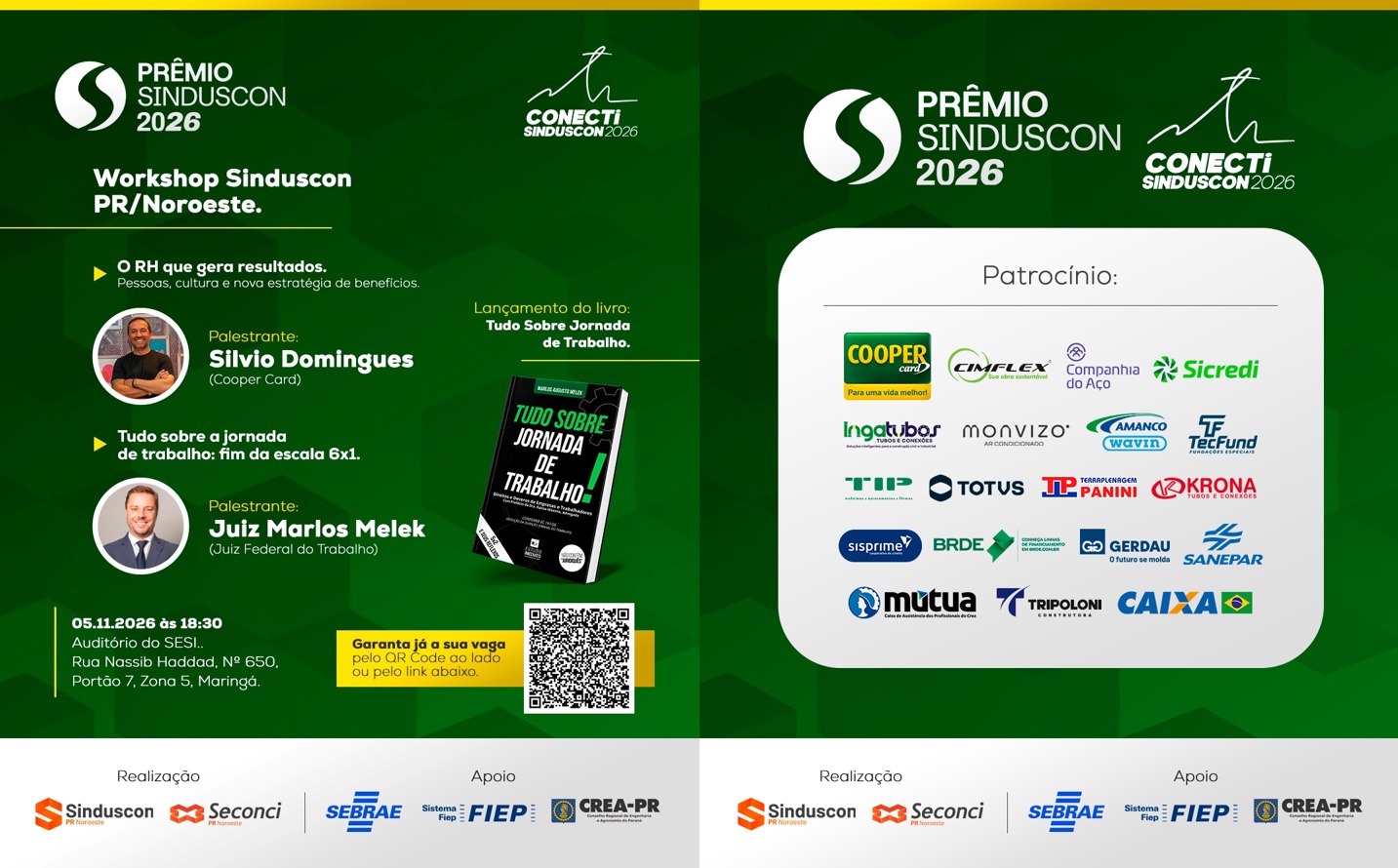 Workshop Sinduscon-PR/Noroeste | O RH que Gera Resultados e Jornada de Trabalho